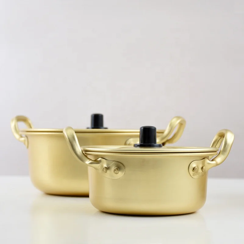 Gold Cooking Pots Fast Food Noodles Pot Small Kitchen Saucepan Kitchenware  Pan Cookware Sets Tableware Stainless Steel Pan - Soup & Stock Pots -  AliExpress