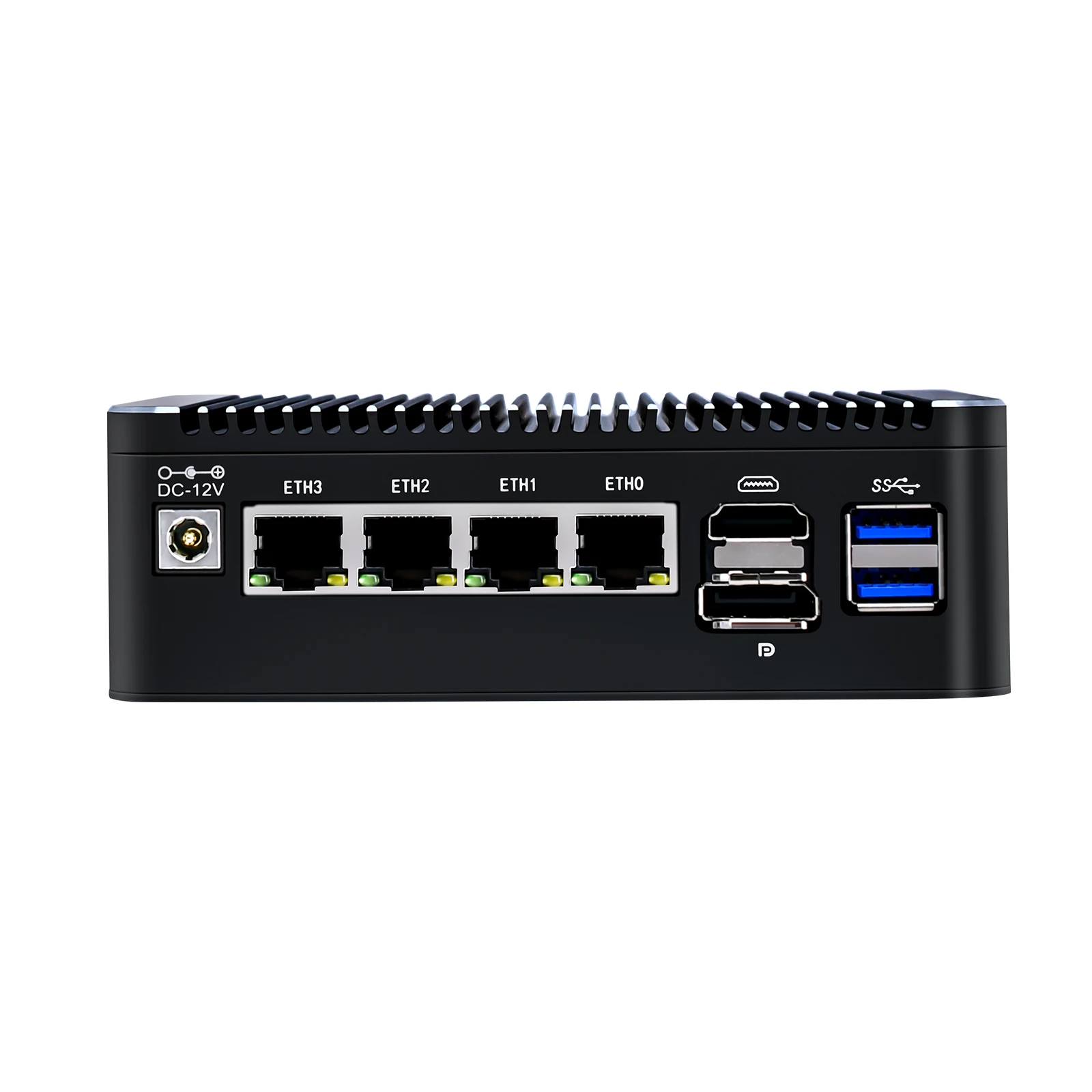 12th Gen Intel N100 Fanless Mini PC Firewall - 2.5G LAN Router