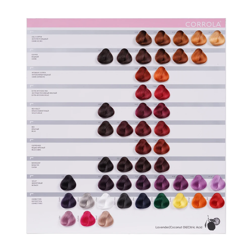 Private Label Wholesale 143 Colors 6.5 Levels Show Grey Permanent