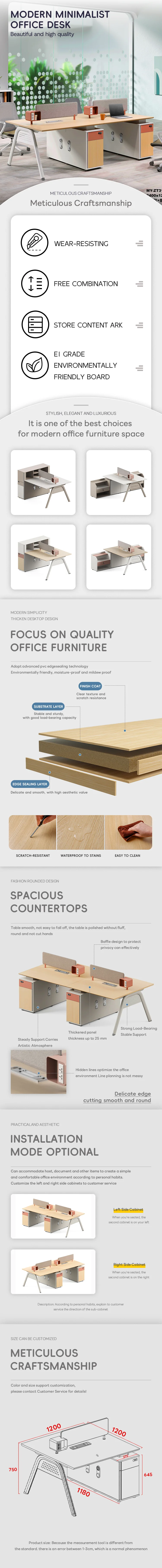 4 6 8 10 Person Office Workstation details