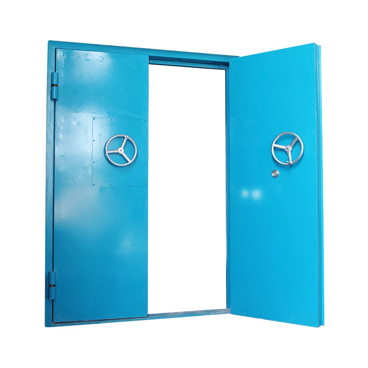 Galvanized Steel Bullet Proof Security Door Blast Resistant Armoured Doors