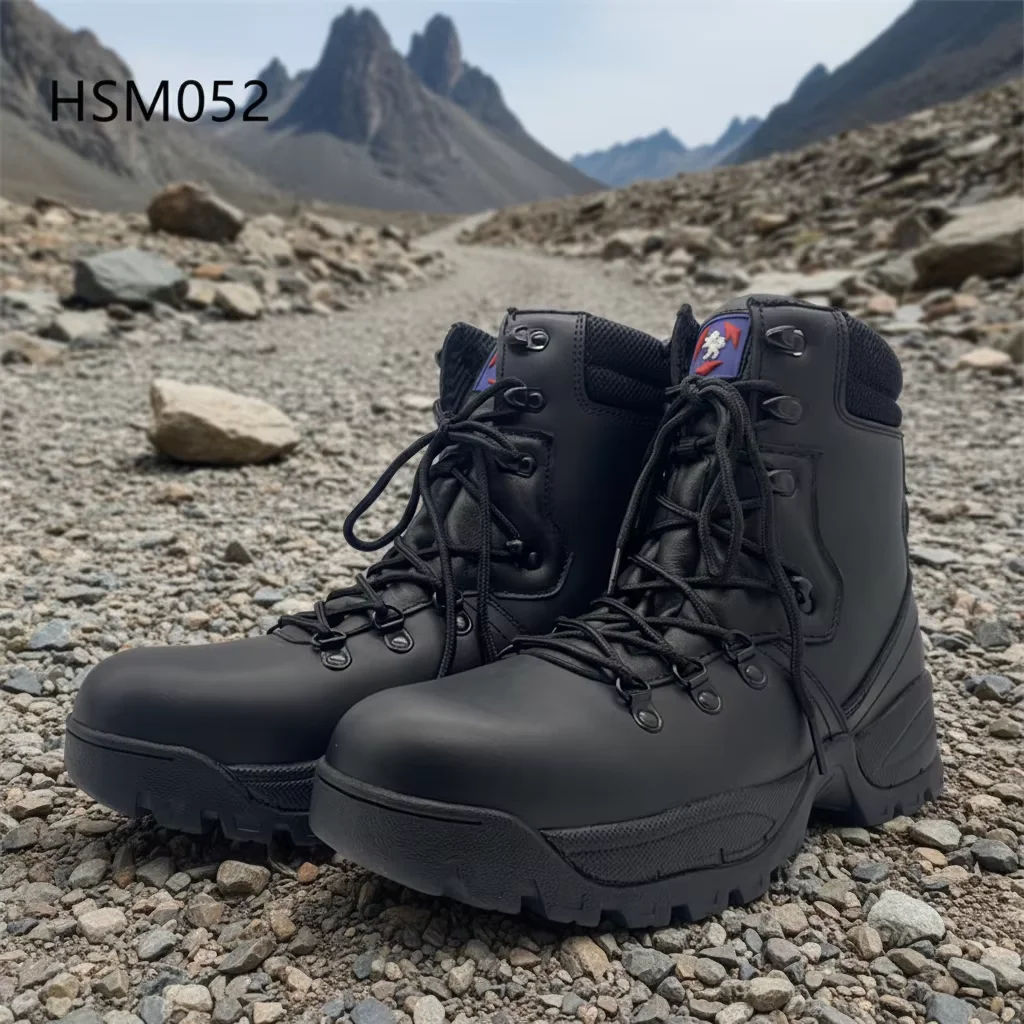 LXG,All-Terrain Ready Multi-directional Traction Sole Combat Boots Georgia Long-lasting Performance Tactical Gear Boots HSM052