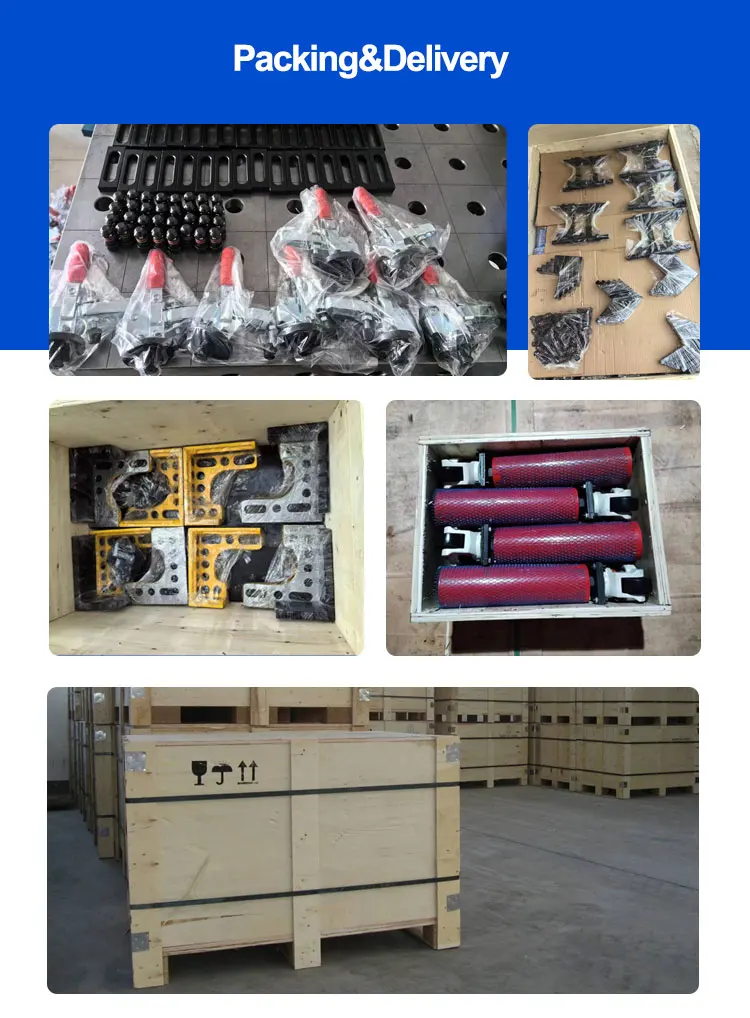 TKrobot D16 D28 Welding Table Disc Push Pull Quick Clamp 45° 90° 180° Clamps New Condition Core Components Soldering Stations factory