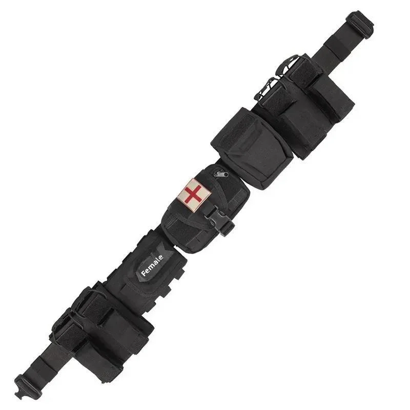 Outdoor Wear-resistant Nylon Detachable Adjustable Multi-Function Set Nylon Waist Seal for Men and Women Tactical Belt