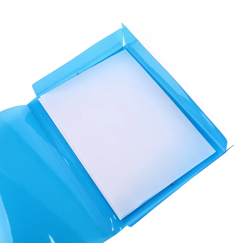 Document A4 Decorative File Folder Plastic File Folder A5 Custom Printing Document File Folder With Elastic Straps