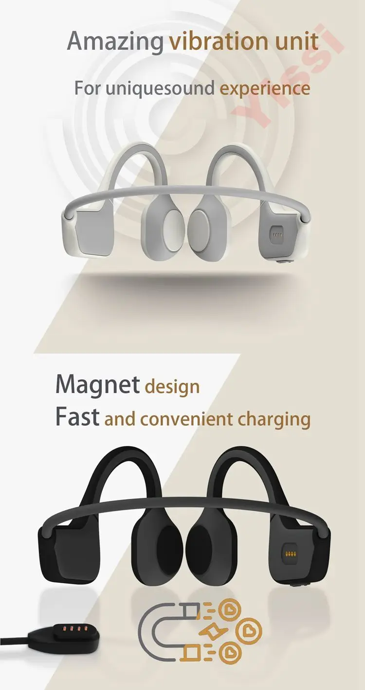 Pogo New Arrival DG08M IPX8 Bone Conduction Headset 8GB 32GB Memory Mp3 Waterproof Open Ear Wireless Headsets