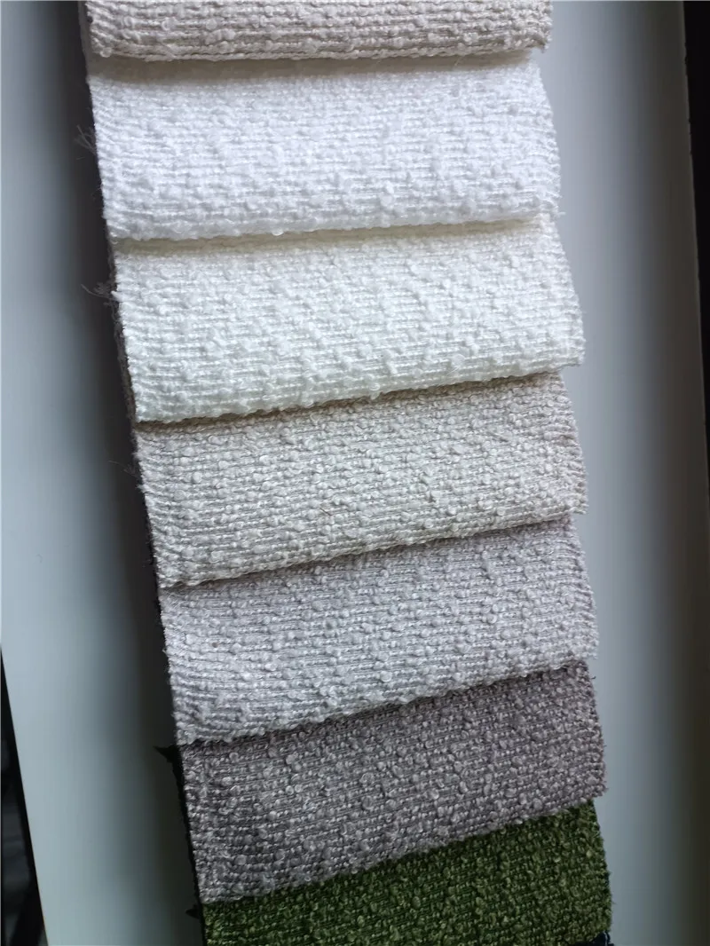 Tear-resistant Woven 100% Polyester Boucle Fabric for Sofa