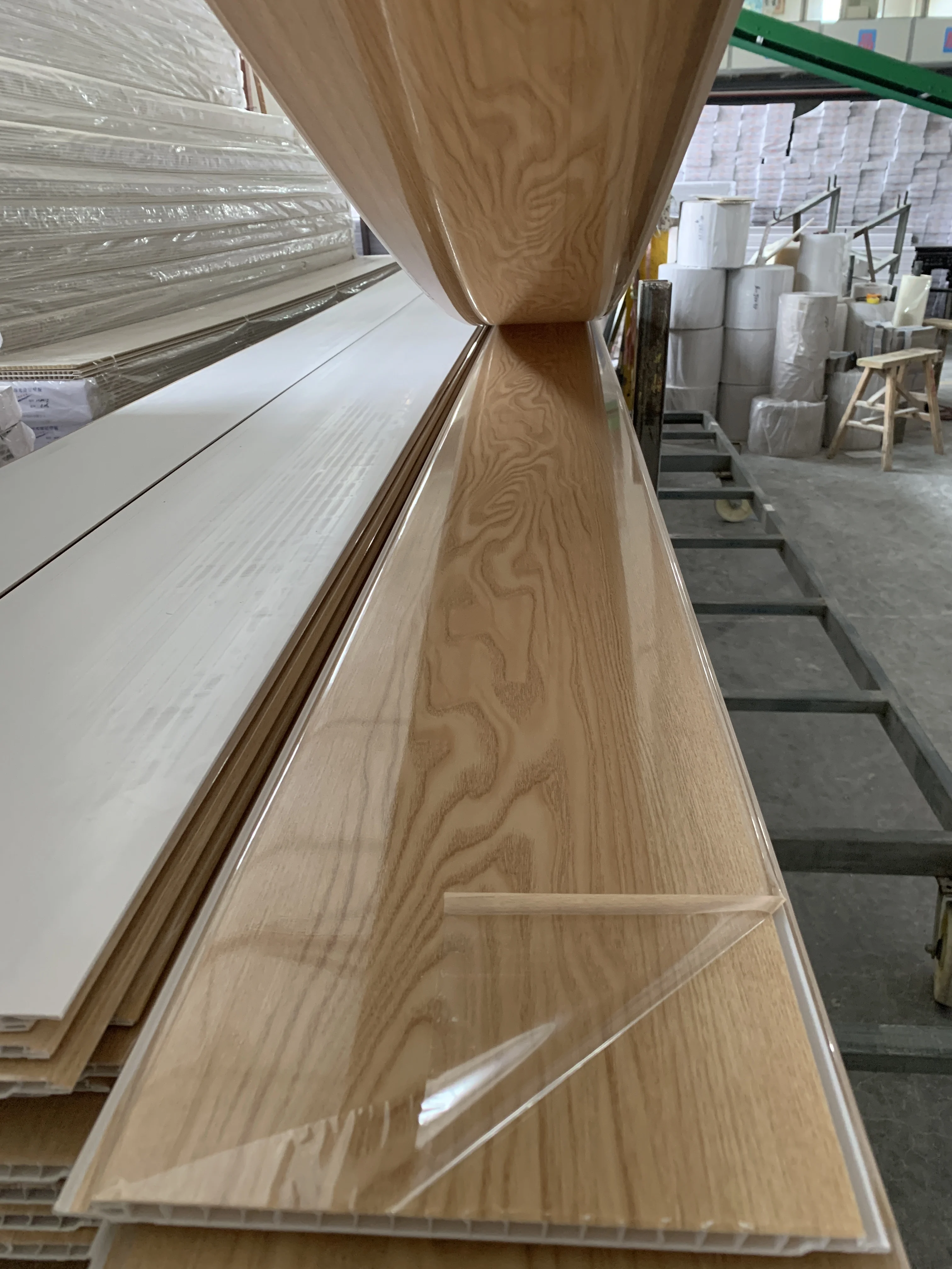 Cheap PVC Roof Sheet Hot Stamping Design False PVC Ceiling Tile From China Manufacturer