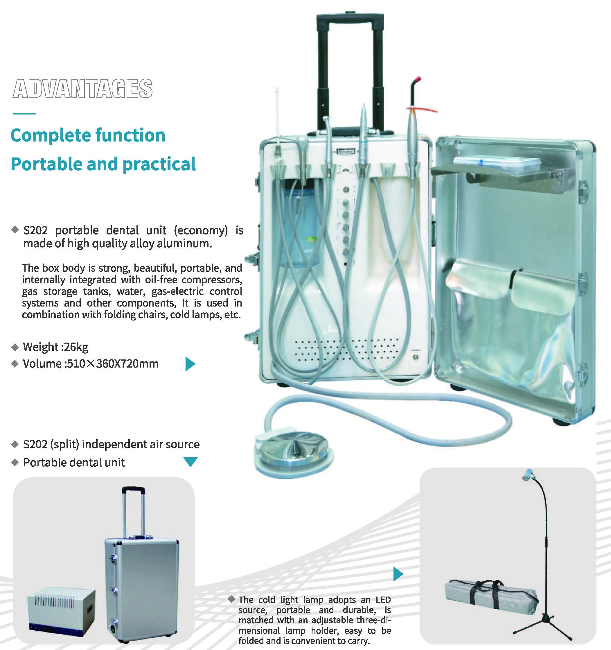 Portable Dental Unit Dynamic Portable Dental Chair Unit Other Dental