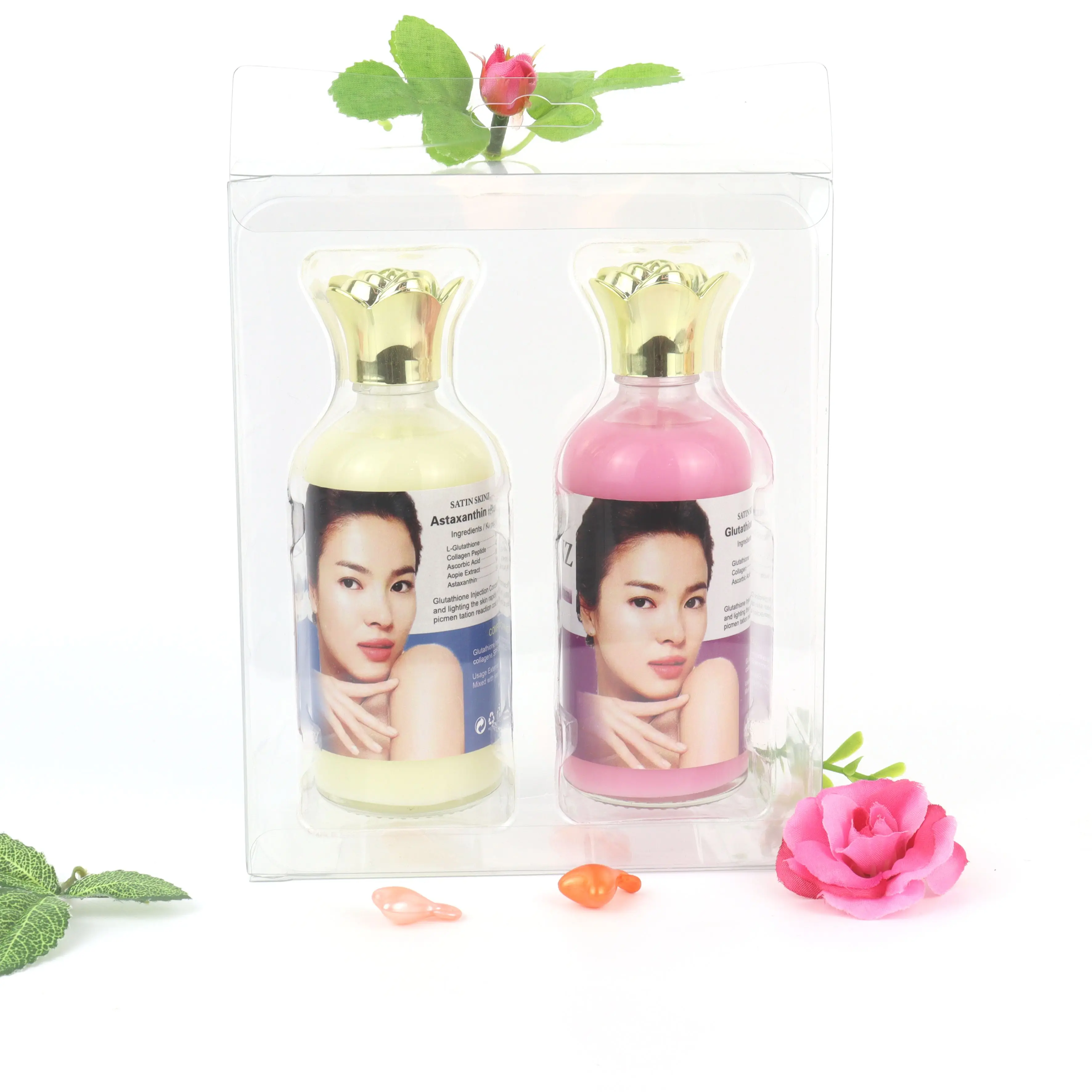 Beautiful Skin セット Best Skin Care 100ml 2 in 1 - Brightening Glutathione Serum