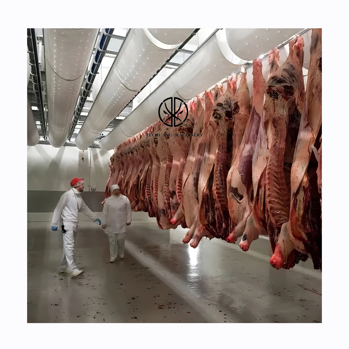 Best Selling Bull Slaughtering Equipment Design Carcass Transport And Processing Convey Rail For Cow Abattoir Plant