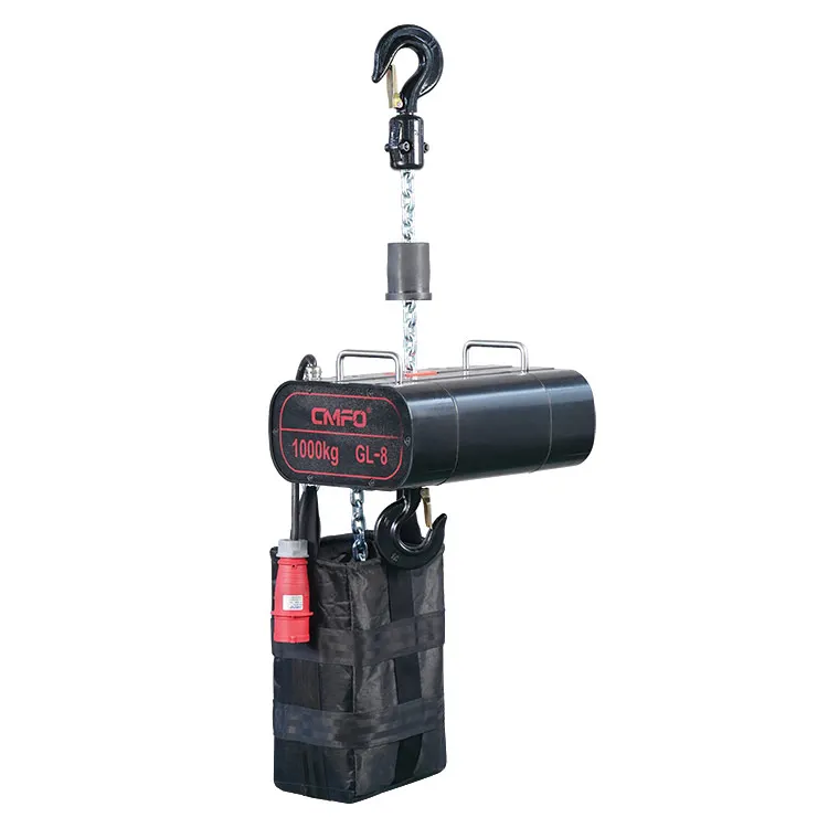 High Quality 1000kg Servo Chain Electric Hoist New Aluminum Alloy Stage Hoist for Truss Performance Drama 380v Voltage