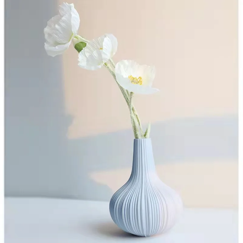 Small Mini Vases for Home Decor Fragrance Oil Bottle Colorful Empty Decorative Ceramic Reed Diffuser Set Bottle Box With Sticks