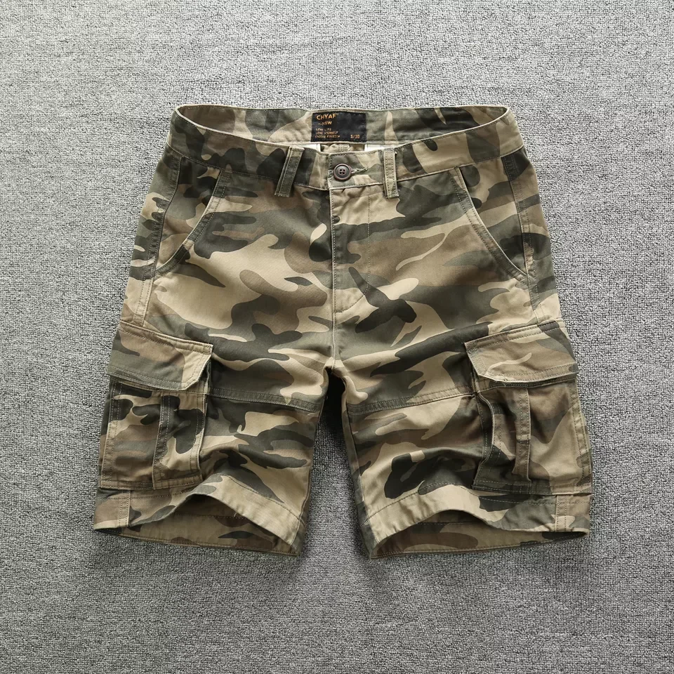 Uued saabumise kvaliteetsed vabaaja mood Bermuda kamuflaažpüksid, meeste kamuflaažpüksid, Streetwear püksid, 230_voghion.com