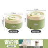 Lime green lunch box 2 pack insulation bag-ceramic liner