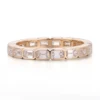 real solid 18K gold lab diamond ring