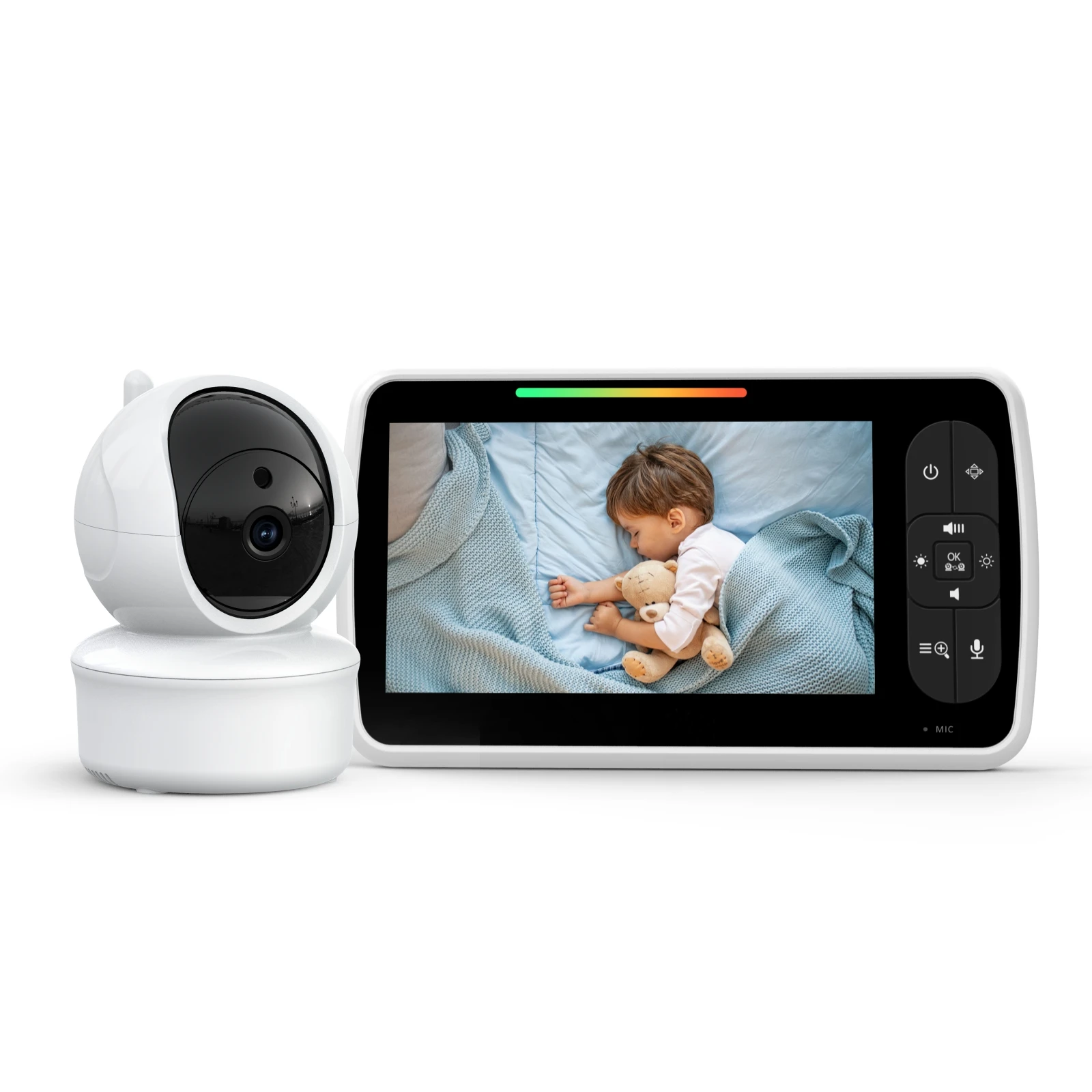 SM650 Baby Monitor with 5-Inch LCD Night Vision, Two-Way Talk