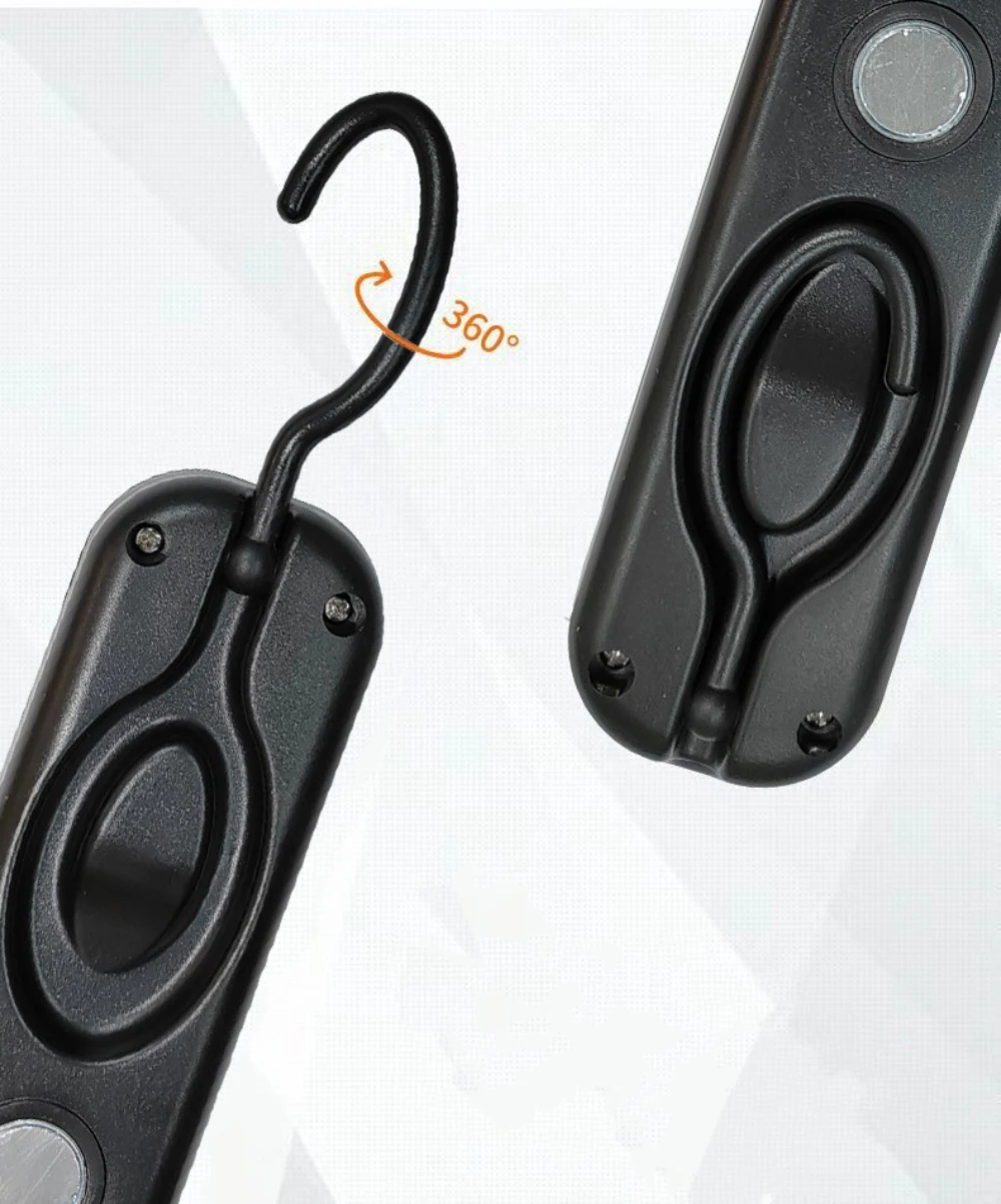 LED Charging Outdoor Strong Light Portable Anti-fall Suction Lamp