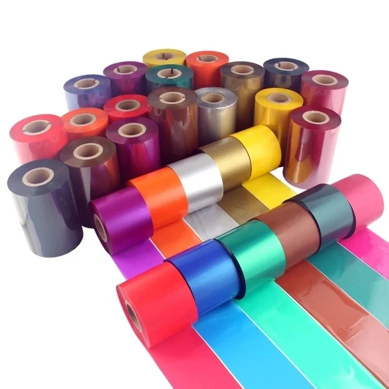 Ttr Ink Ribbons Factory Wholesale Print Metallic Gold Resin Barcode Ttr Ink Labels ...