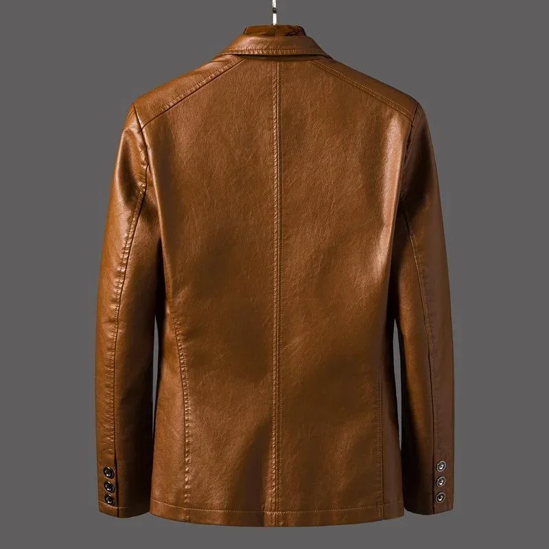 Custom Men's Customized High Quality Bridge Herren Biker Kunstleder Leather Motorcycle Jacket_voghion.com