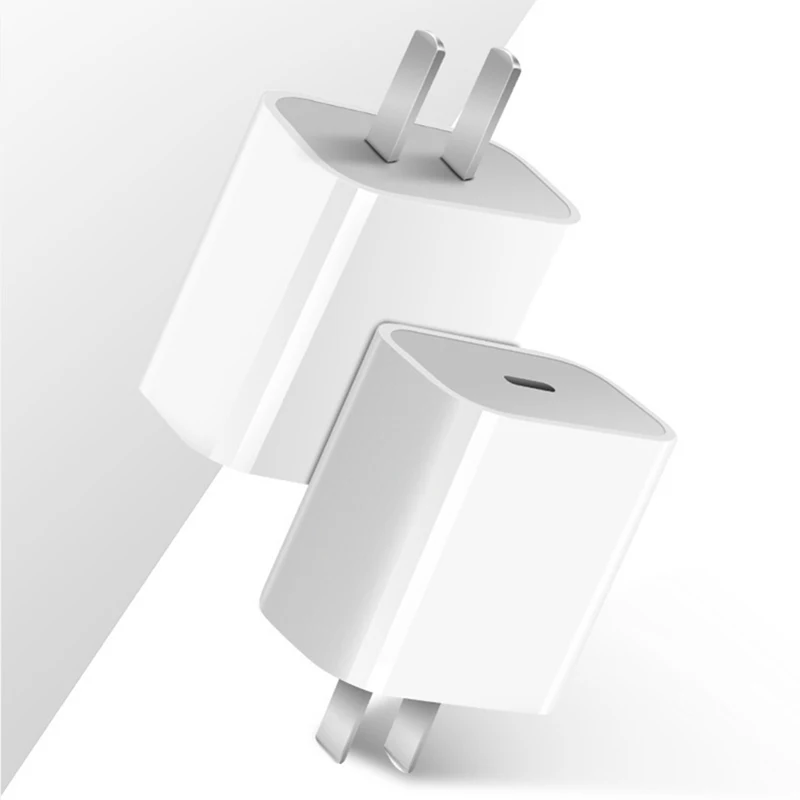 Новый продукт ЕС/США/Великобритания быстрое зарядное устройство для мобильного телефона настенный тип C кабель адаптер 20 Вт PD iPhone
