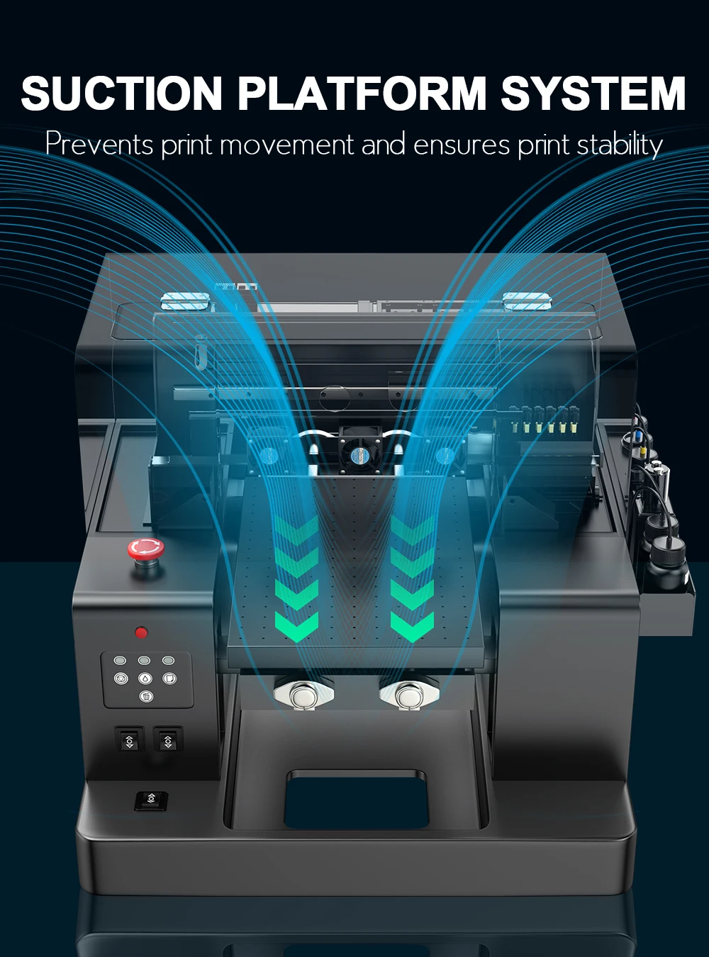 Home Use Easy to Use Cup Print Machine for Plastic Cups Printer with Free Bottle Rotate  Holder A4 A1630 UV Printer