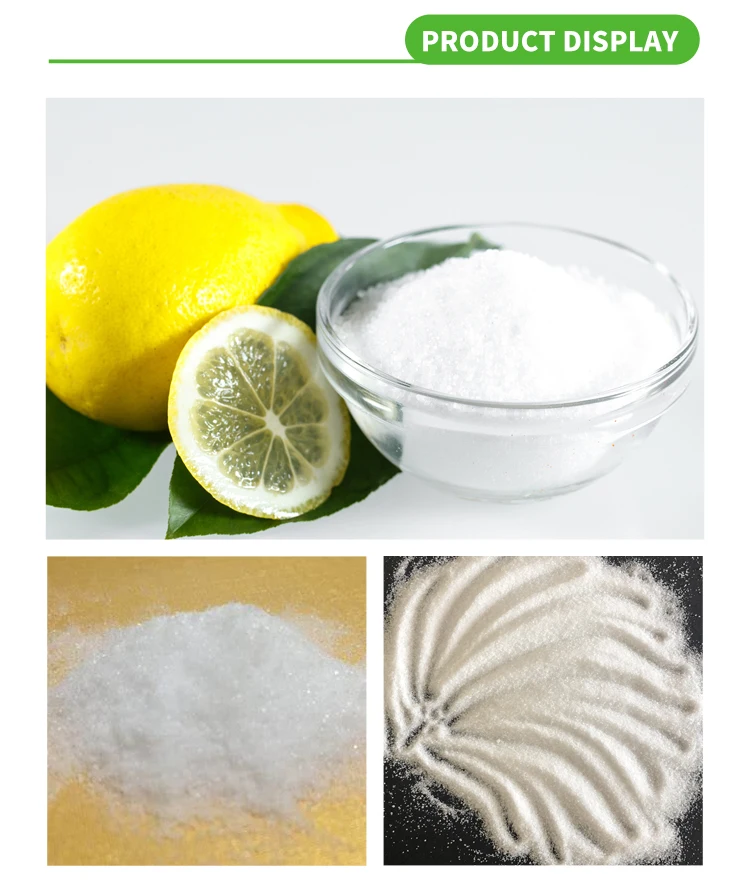 Shop Industrial Grade Monohydrate Citric Acid Powder 77-92-9 Food Grade Anhydrous Organic Acid for Industrial Applications-Detailed Image 2