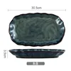 Assiette ovale