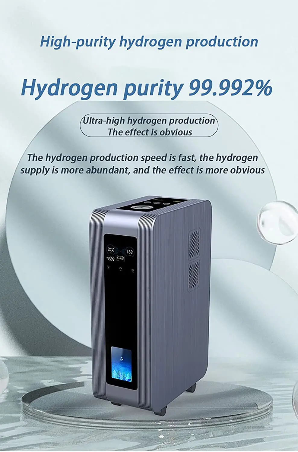 Ho6 Three Kinds Of Flow 99.99% High Purity Pem Turbo Tech Hydrogen Gas ...