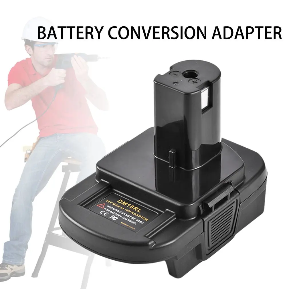 DM18RL Battery Adapter for Dewalt Milwaukees 18V Power Tools