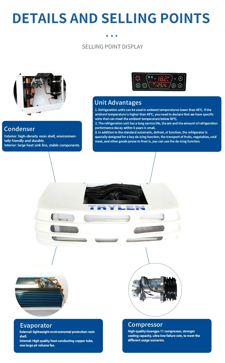 Mini Vans Refrigerator Cold Cargo Freezer Refrigerated Box Truck