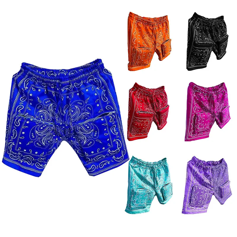 Pantalones Cortos Informales Para Hombre,Shorts De Baloncesto,Bandana,Verano  - Buy Bandana Pantalones Hombres Multicolor Patchwork Bandana Pantalones  Cortos Para Hombres,Precio Bajo Atléticos De Los Hombres Pantalones Cortos  De Gimnasio Personalizado 