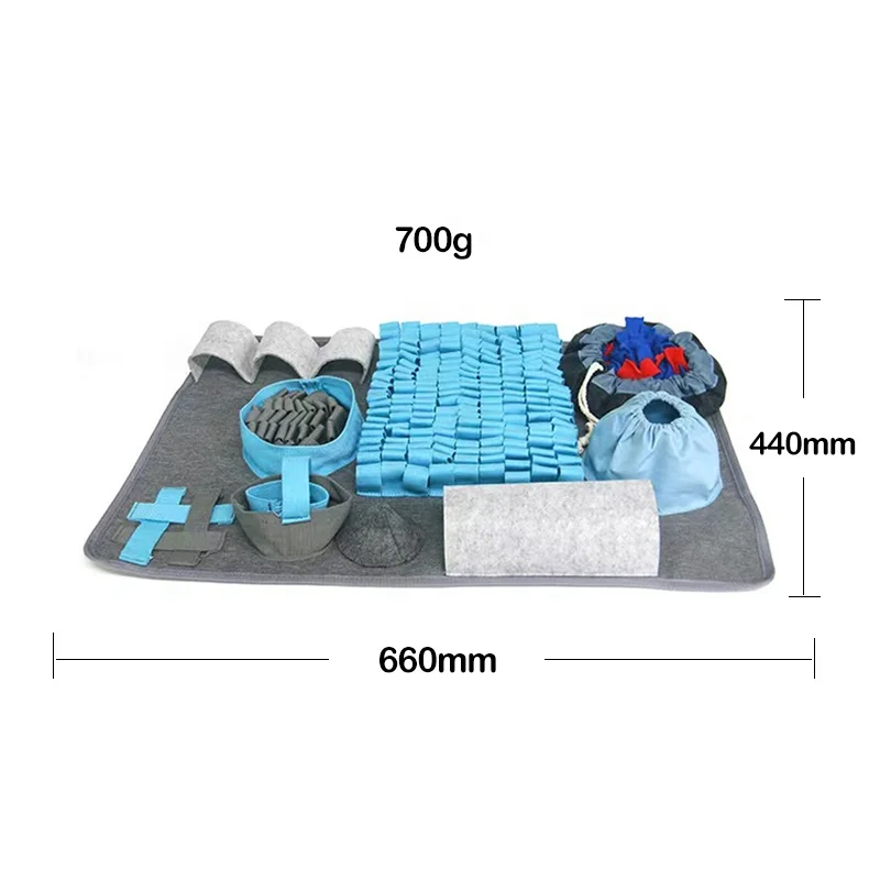 Wellfine 2023 Best Seller Pet Feeding Snuffle Mat Slow Food Sniffing