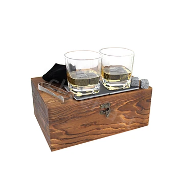 6 pièces glaçon pierre Whisky pierres sirotant glace Cube refroidisseur  réutilisable Whisky glace pierre Whisky naturel roches barre vin  refroidisseur fête cadeau de mariage