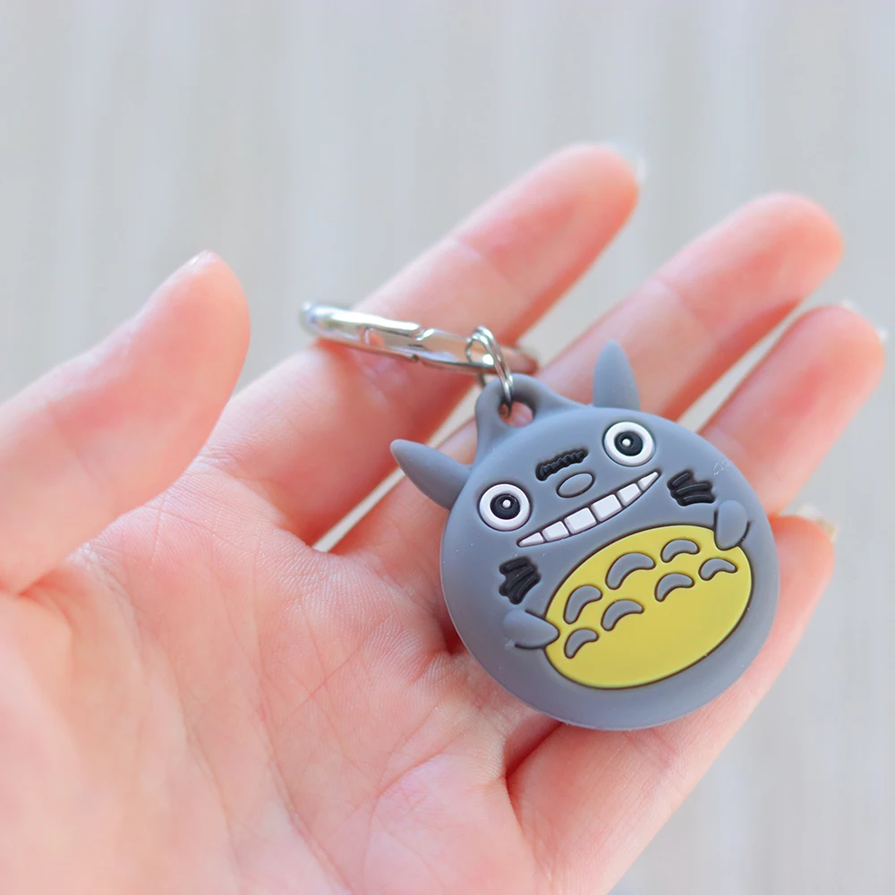 Мягкий силикон для Apple Air Tag мультяшный милый аниме Тоторо защита от потери с Holeder 3D модный дизайн оптом под заказ