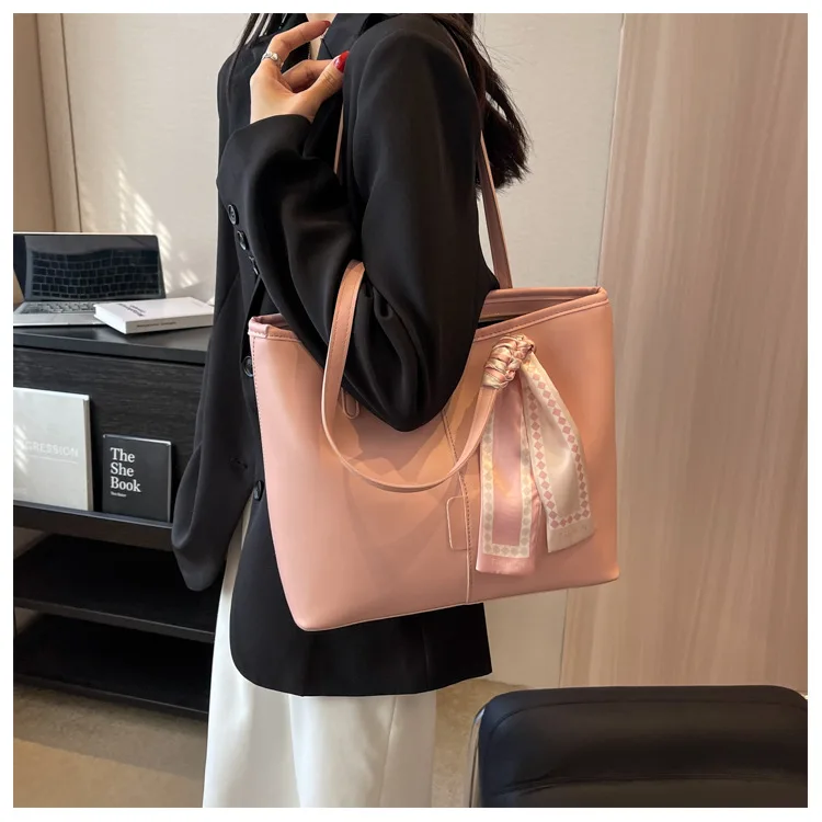 Large Size Tote Bags 2023 Women Handbags Large Capacity Solid Color ...