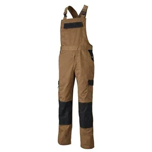 Wear-Resistant Factory Work Clothes for Workshop Labor Protection Work Bib Pants One-piece Workwear with Adjustable Straps