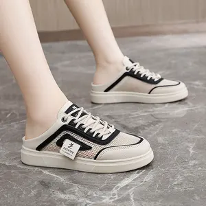 YQ56  Fashion Trend Comfortable Slip on Women Walking Shoes Summer Women Lazy Slippers