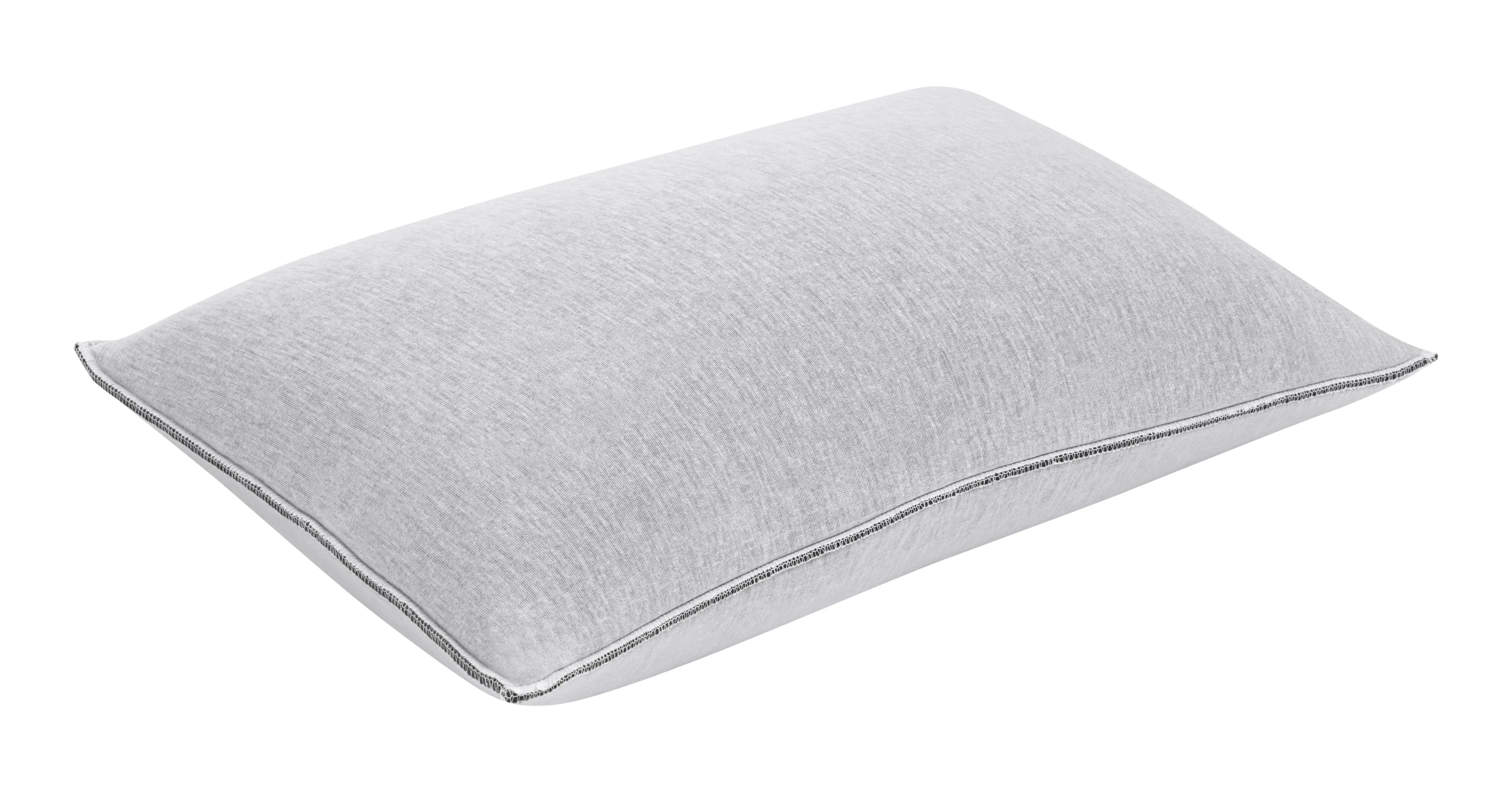 Fresh and Soft Memory Foam Pillow Infused with Bamboo Charcoal Pack of 2 for Healthy and Restful Sleep for Neck Back Massage
