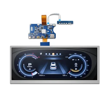 12.3 inch tft bar lcd display 1920x720 car navigation automotive lcd display screen lvds interface usb type-C