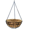 Brown--Lace hanging basket