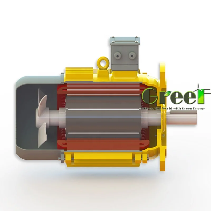 PMG! 50 Rpm Permanent Magnet Alternator Generator, 10kw 20KW Alternator Low Speed Alternator