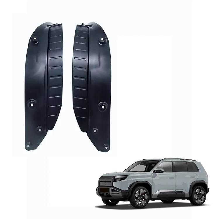 Maremlyn hjulbue-innerde fenderlinere, bakre innvendige smørbeskyttere for BYD Leopard 3 Ti 3 SUV, PP-hjulbrønn-sprutbeskyttelse for utvendig tilbehør
