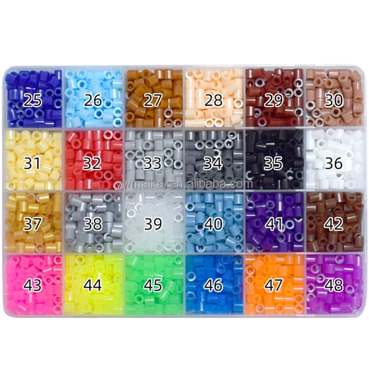 Shop Generic 500 PCS/48 Kinds colors 5mm perler Iron Beads Hama