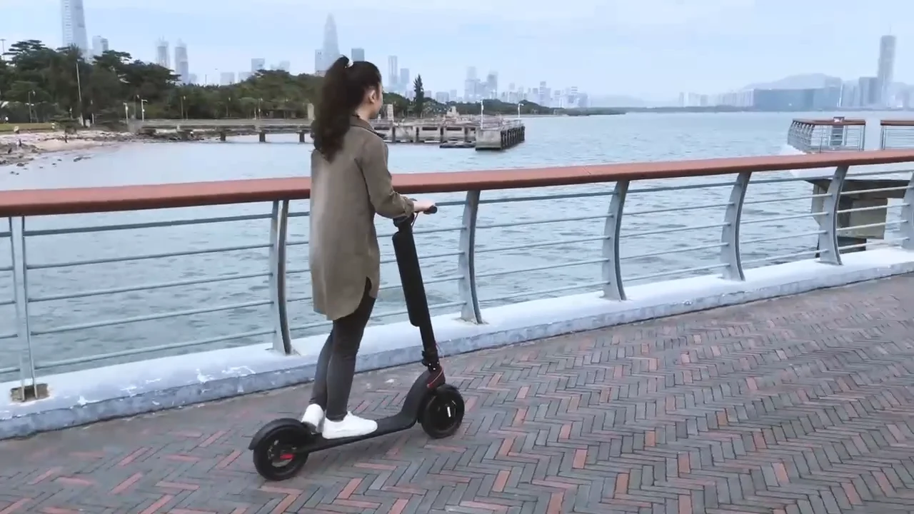 Allway 8.5 Inch Waterproof Long Range 45km E Scooter 350w Electric Kick