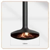 UFO - wood-burning fireplace-1200mm
