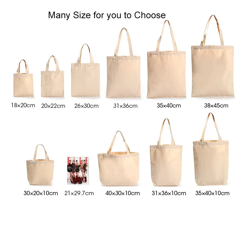 Eco Friendly Large Open Tote Bag Canvas Handbags Beach Shopping Bag Durable Tote Bag details