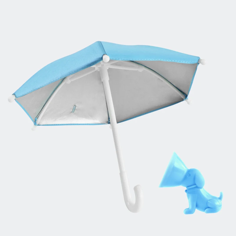 Manual Open Shenzhen Factory 5 Inches Small Portable Mini Sun Block Phone Umbrella