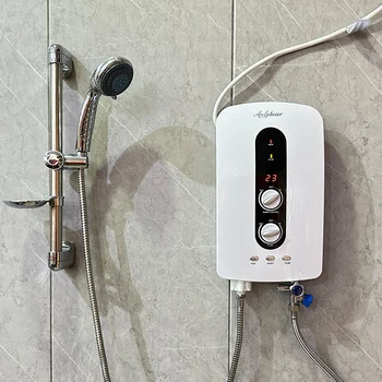 High Efficiency Fast Heating Low Power 4.5kw Instant Electric Tankless  Water Heater Shower for Hotel - China Instant Electric Shower Water Heater  for Hotel and Low Power Instant Electric Water Heater Shower