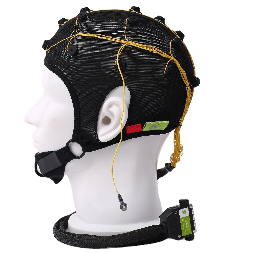 Greentek 20 Channel EEG Hat for Routine Clinical Brain Waves Electrode Headcap